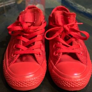 Red Hot Chuck Taylor All Star low canvas